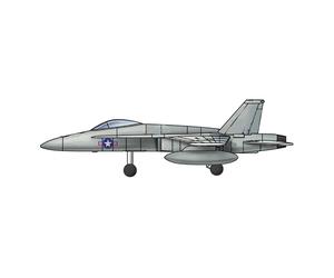 Trumpeter 6233 F/A-18C Hornet (qty 6) 1:350 Model Kit