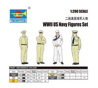 Trumpeter 06633 - 1:200 WWII US Navy Figures Set - New