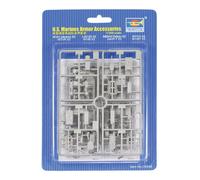 Trumpeter Model Kit - U.S. Marines Armor Accessories - 1:350 - 8 types (2 each)