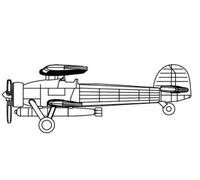 Trumpeter 753467-1/700 Fairey Swordfish - Scale 1:700