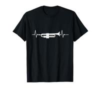 Trumpeter Heartbeat Trumpet T-Shirt Jazz Musician Shirts T-Shirt