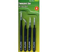 Trumpeter Hobby 4 Different Tweezers Set for Model Building Master Tools