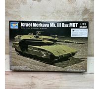 Trumpeter Israel Merkava Mk. III Baz MBT #07104, 1:72 Scale