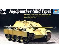 Trumpeter Jagdpanther Mid Type 1:72 Model Kit Pak 43/3 L71 88mm