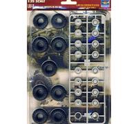 Trumpeter LAV II Series 8X8 Tyres 325/85R16 XML 1:35 Wheels For Aslav-25 Coyote