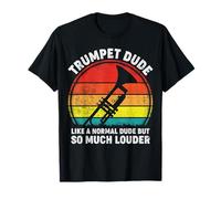 Trumpeter Marching School Band Vintage Jazz Trumpet T-Shirt