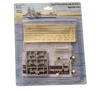 Trumpeter Model Kit, 1:350 - Italian battleship RN Roma upgrade set, Art Craft Kit, 14+, 11.0x8.0x2.0 inches, 0.11 kg, TRU06625