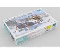 Trumpeter Russian Soviet Aerosan RF-8/GAZ-98 Model Kit + Crew Soldiers 1:35