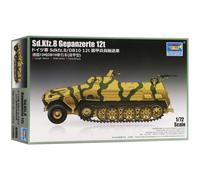 Trumpeter Sd.Kfz.8 12t Half-Track 1:72 Scale WWII Model Kit German Vehicle