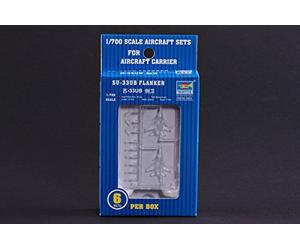 TRUMPETER SU-33UB Flanker Russian Carrier Combat Airplanes 1/700 Scale Model Kit