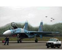 Trumpeter Sukhoi SU-27 Flanker B 27SK 1:144 Model Kit Russian Knights