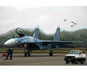 Trumpeter Sukhoi SU-27 Flanker B 27SK 1:144 Model Kit Russian Knights