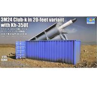 Trumpeter 01076 1:35th scale 3M54 Club-k in 20-feet variant with Kh-35UE