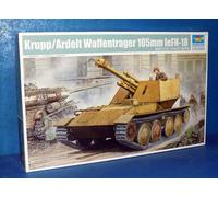 Trumpeter 1/35 Krupp/Ardelt Waffentrager 105mm leFH-18 # 01586 - Plastic Mode...