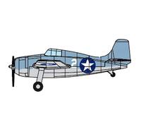 Trumpeter TRU06402 1/350 F4F-4 Wildcat Plastic Model kit, Multicolou (US IMPORT)