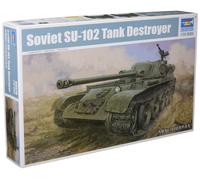 Trumpeter TRU09570 Soviet SU-102 SPA Plastic Model kit, Coloured (US IMPORT)