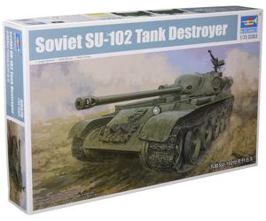 Trumpeter TRU09570 Soviet SU-102 SPA Plastic Model kit, Coloured (US IMPORT)