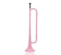 Trumpets ABS BB Key Bugle Cavalry Trumpet Music Musical Instruments For Kids Beginner Orchestra School Band Trumpet Instrument (Color : Pink)
