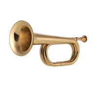 Trumpets B Flat Bugle Call Trumpet Brass Cavalry Horn With Mouthpiece For School Band Cavalry Military Orchestra Trumpet Instrument