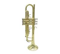 Trumpets B-flat Three-tone Trumpet Instrument Is Suitable For Professional Performance, Beginners, Beginners, Children, And Adults Trumpet Instrument (Color : 1)