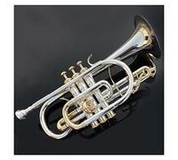 Trumpets B Flat Trigger Cornet Instrument Brass Tube Silver-plated Cornet Trumpet Instrument