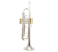 Trumpets B Flat Trumpet Instrument With Silver-plated Golden Keys Trumpet Instrument