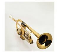 Trumpets B Flat Trumpet Musical Instrument Brass Tube Body Lacquered Gold Trumpet Instrument