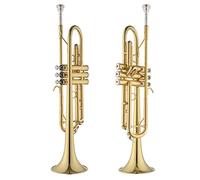 Trumpets B Flat Wind Instrument Brass Lacquered Gold Trumpet Trumpet Instrument