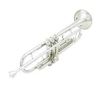 Trumpets Bb Flat Trumpet Brass Trumpet Exquisite With Silver-plated Mouthpiece Gloves A Padded Box And Adjustable Strap Trumpet Instrument