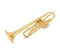 Trumpets Bb Trumpet B Flat Brass Silver Plated Professional Trumpet Musical Instruments With Leather Case(Gold)