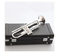 Trumpets Bb Trumpet Silver Plated Music Instruments Profesional Trumpets Student Included Case Mouthpiece Accessories Trumpet Instrument