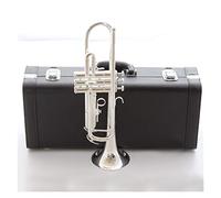 Trumpets Bb Trumpet Silver Plated Music Instruments Profesional Trumpets Student Included Case Mouthpiece Accessories Trumpet Instrument