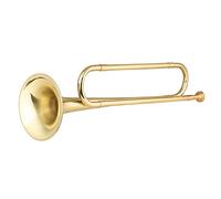 Trumpets Brass Bugle Call Gold-Plated Trumpet Cavalry Horn With Mouthpiece Musical Instrument For Beginners School Band Trumpet Instrument