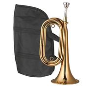 Trumpets Brass Bugle Call Trumpet Cavalry Horn With Mouthpiece Carrying Bag For Beginners School Band Military Orchestra Trumpet Instrument