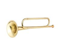 Trumpets Brass C Bugle Call Gold-Plated Trumpet Cavalry Horn With Mouthpiece Musical Instrument For Beginners Trumpet Instrument