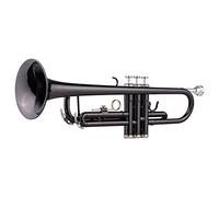 Trumpets Brass Plated Black Bb Trumpet Set For Beginner Student With Hard Case Straps Mouthpiece Gloves Polishing Cloth Trumpet Instrument