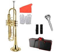 Trumpets Copper Tube B Flat Trumpet Treatment Three-tone Trumpet Trumpet Instrument