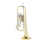 Trumpets Flat Key Trumpet B Flat Key Three-tone Three-key Three-key Rotary Valve Trumpet Instrument