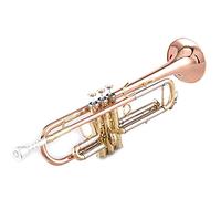 Trumpets for Beginner B-flat Trumpet Rose Gold Three-color Contrast Design Standard Trumpet Professional Playing Brass Instrument Trumpets