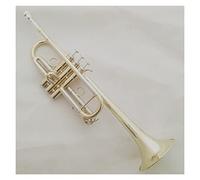 Trumpets for Beginner Brass Instrument Two-color Standard Trumpet Brass C Key Student Drum Band Adult Professional Performance Trumpets