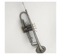Trumpets for Beginner Brass Trumpet Instrument B Flat Black Nickel Carving Student Beginner Adult Band Trumpets