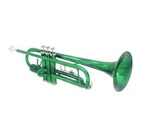 Trumpets for Beginner Exquisite Durable Green Trumpet Bb Flat Professional Brass Instrument Mouthpiece Gloves Strap Case Accessories Trumpets