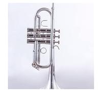 Trumpets for Beginner Silver Professional Trumpet With Two Sets Of Sound-changing Tubes Can Switch Professional-grade Tone Trumpet Horn Trumpets