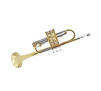 Trumpets for Beginner Treble C Three-tone Trumpet Adult Children's Beginner Performance-grade Brass Western Wind Instrument Trumpets