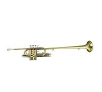 Trumpets Gold Lacquer Tone Bb Brass Body Cupronickel Tuning Pipe/piston Gold Brass Lead Pipe Trumpet Instrument