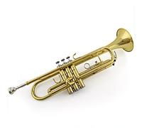 Trumpets Golden Silver B-flat Tone Is Suitable For Beginners Trumpet Instrument (Color : Gold)