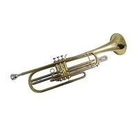 Trumpets Piston Bass Trumpet B Flat Yellow Brass Body Lacquer Finish With Case Mouthpiecen Bb Trumpet Musical Instruments Trumpet Instrument