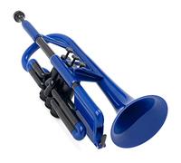 Trumpets Plastic Trumpet Brass Instrument In B Flat Cornet, Suitable For Beginners To Test Grades Trumpet Instrument (Color : Blue)