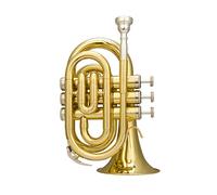 Trumpets Portable Trumpet B-flat Pocket Cornet Brass Instrument Trumpet Instrument