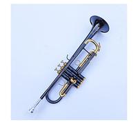 Trumpets Professional Bb Trumpet Black Nickel Gold Plated Yellow Brass Instruments Trumpet Instrument